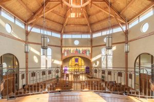 Chapel interior from choir loft