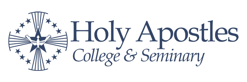 White Holy Apostles Logo with crest