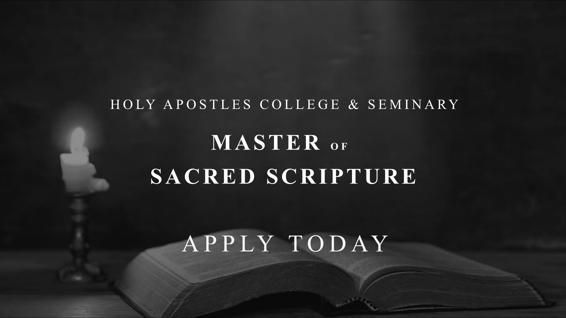 Sacred Scripture Unveiled Holy Apostles College & Seminary