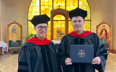 Fr. Wade Menezes Honored at Commencement by Alma Mater Holy Apostles College and Seminary