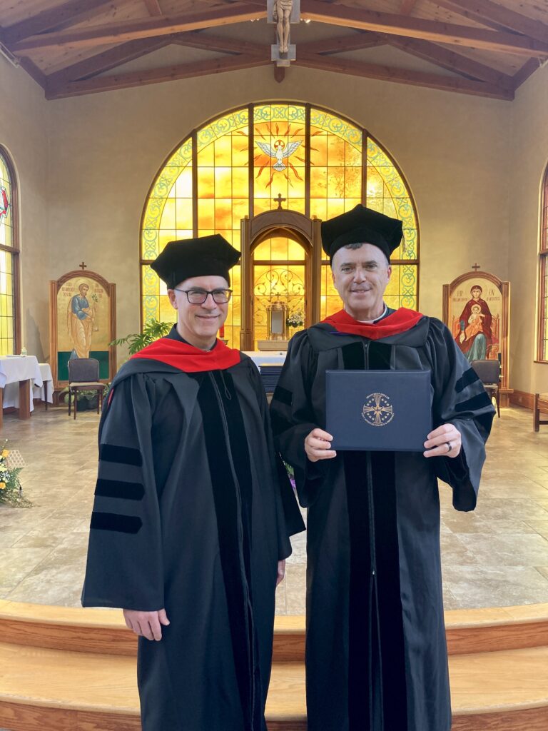 Fr. Wade Menezes, CPM Honored at Commencement by Alma Mater Holy Apostles College and Seminary