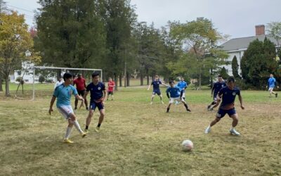 Friendly Soccer Match at Holy Apostles