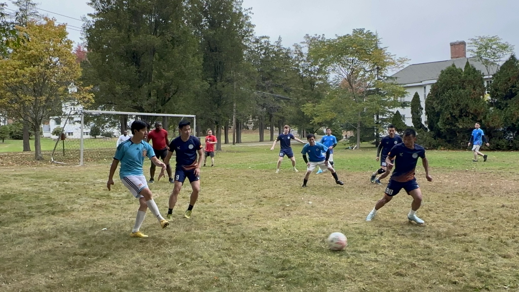 Friendly Soccer Match at Holy Apostles