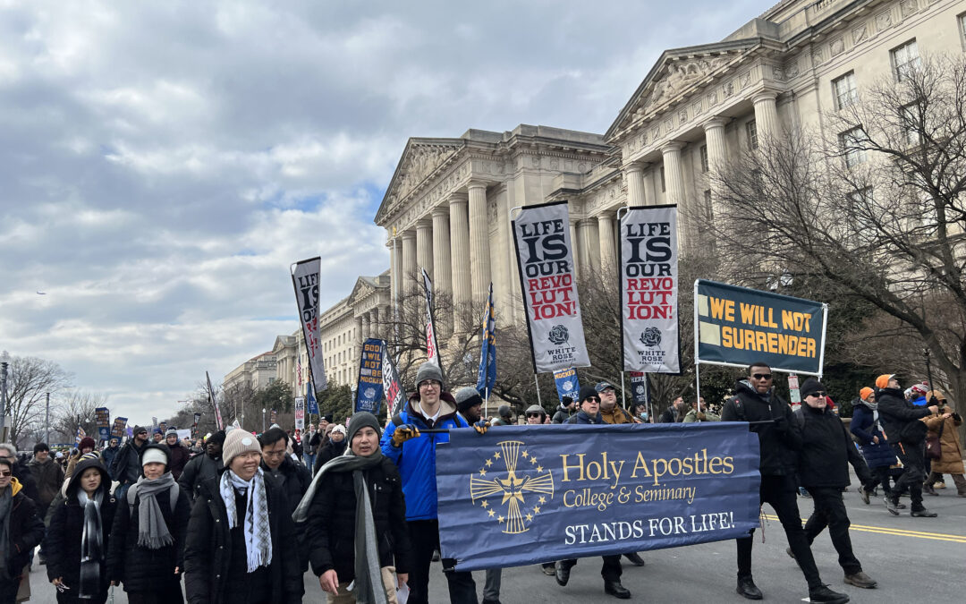 Holy Apostles College and Seminary Proudly Joins the March for Life in Washington, D.C.