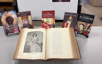 Sts. Blaise and Valentine – February 2025 Library Display