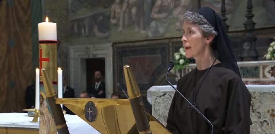 Holy Apostles Alumna Sister Mary Mercy Lee Proclaims First Reading at Pope Leo XIV’s First Mass