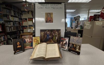 St. Mary Magdalene -August Library Display