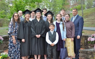 Siblings Celebrate Shared Success at Holy Apostles